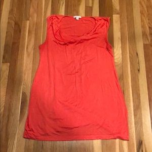 Peachy orange maternity tee sz M